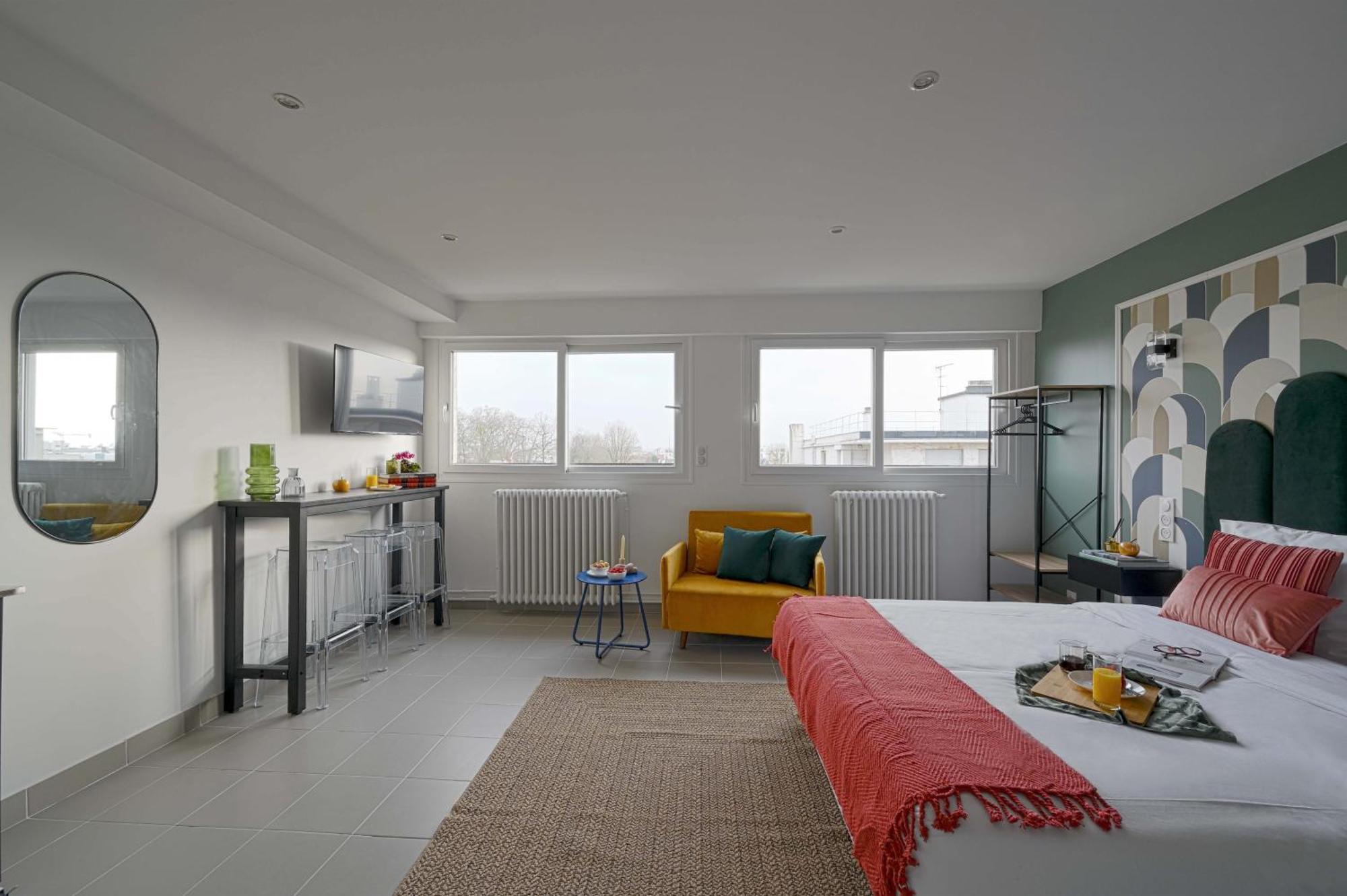Modern Bright Apartment In Appart'Hotel Saint-Maur-des-Fossés Exterior photo