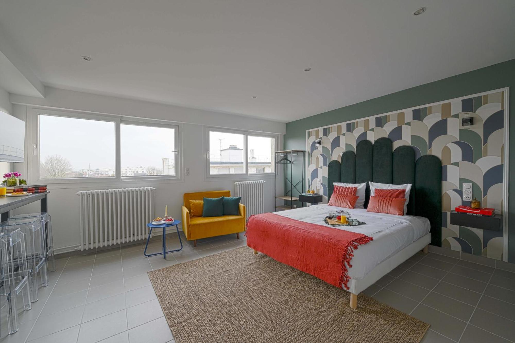 Modern Bright Apartment In Appart'Hotel Saint-Maur-des-Fossés Exterior photo